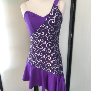 Kelle purple dance costume S adult